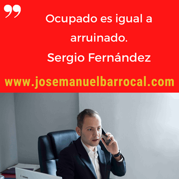 ocupado - frase Sergio Fernández
